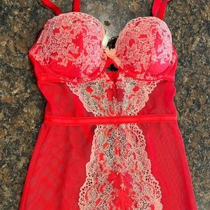 Victoria’s Secret Red Lacey Lingerie